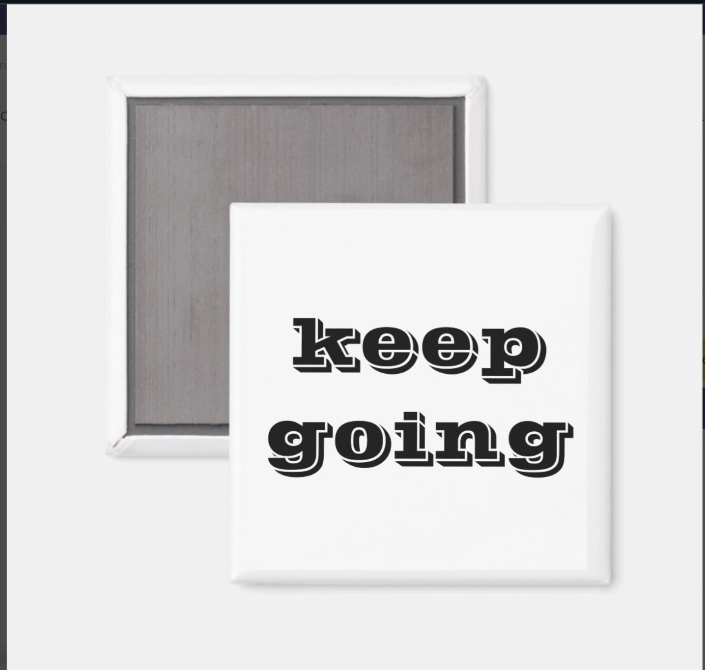 Fridge Magnet Keep Going