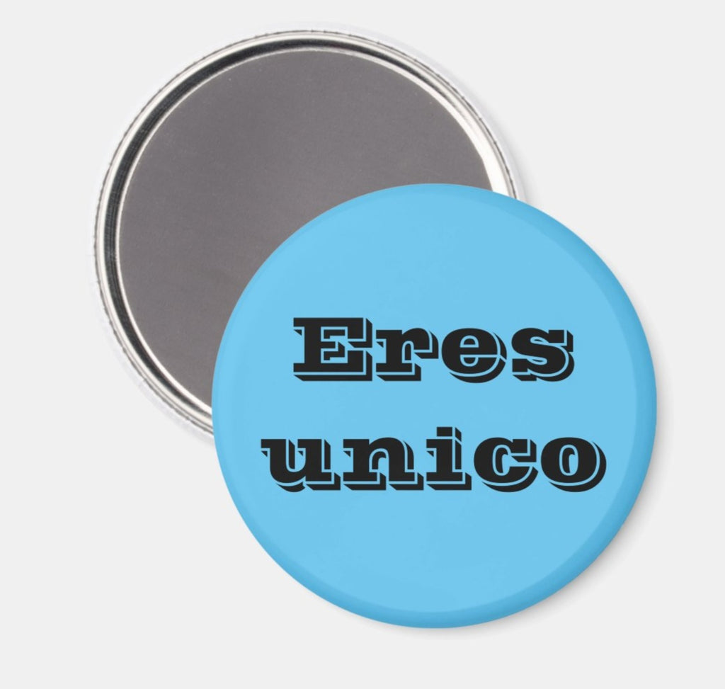 Fridge Magnet Eres Unico-Blue