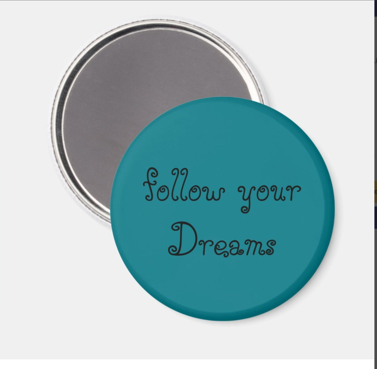 Fridge Magnet follow Your Dreams- Blue