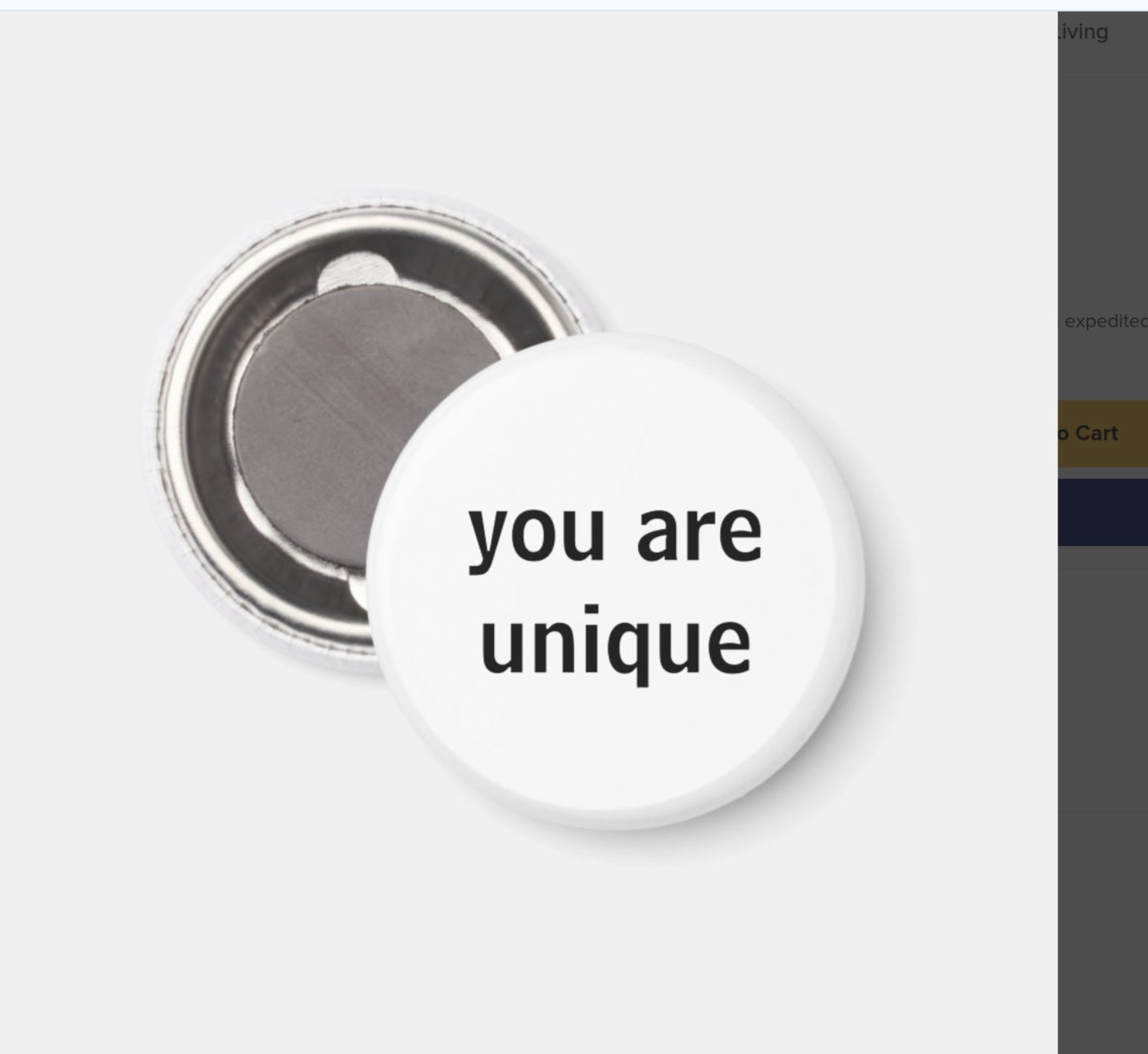 Fridge Magnet You are Unique