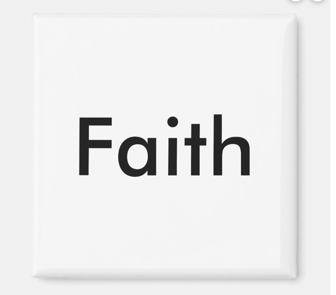 Fridge Magnet Faith
