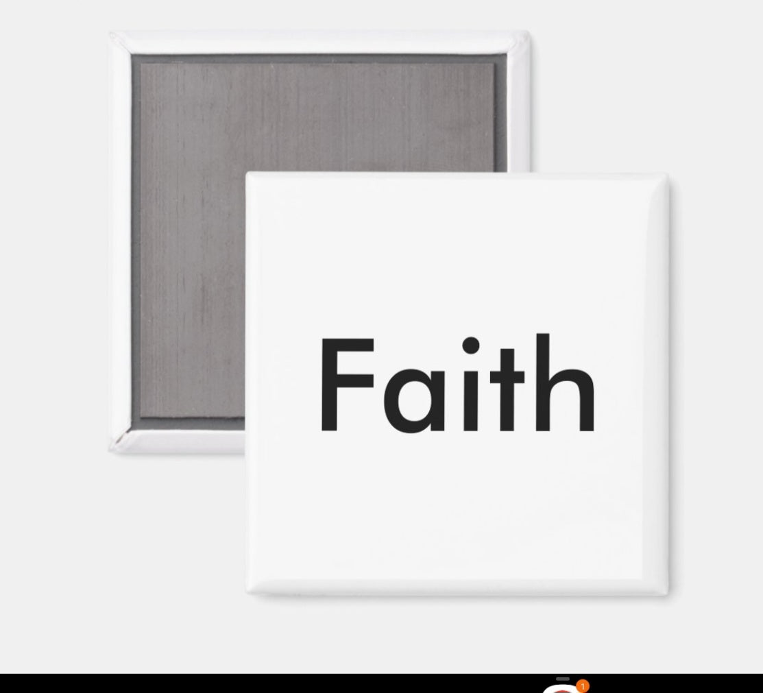 Fridge Magnet Faith
