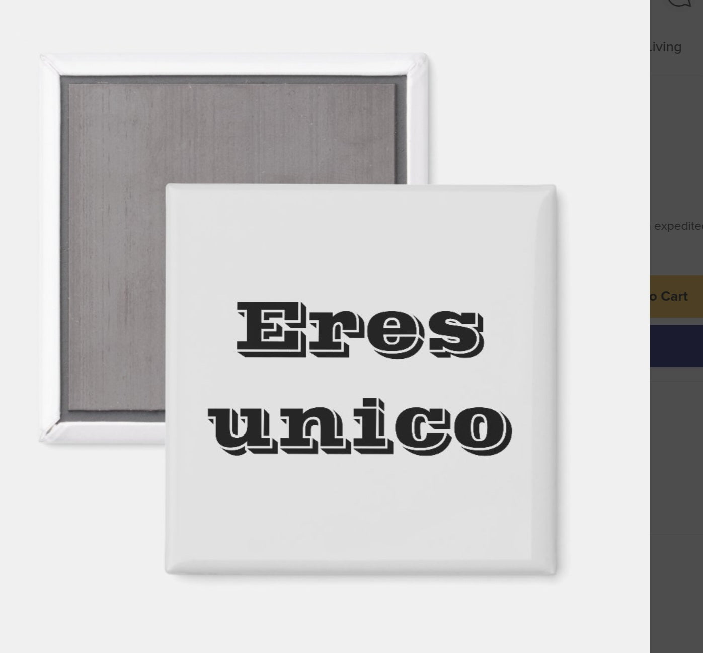 Fridge Magnet Eres Unico